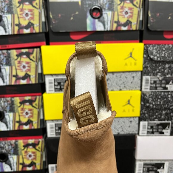 Womens Ugg Neumel Platform Chelsea Brown Boots - Picture 6 of 9